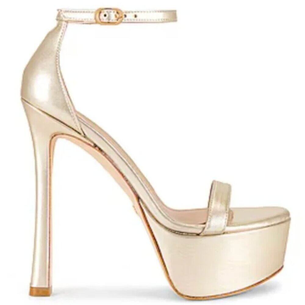 Stuart Weitzman Nudistcurve Hollywood Sandal Size 11